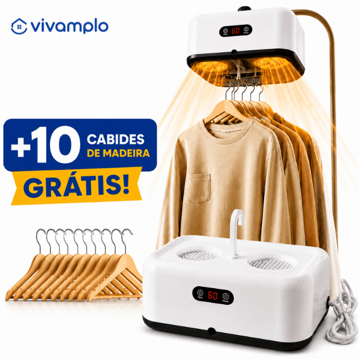 Secador de Roupas Portátil AirLux + [Brindes Exclusivos]