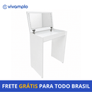 Penteadeira com Espelho e Organizador para Maquiagem.