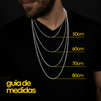 Corrente Medalha de São Bento- Banhado a Ouro ou Prata [Compre 1 & Leve 2]