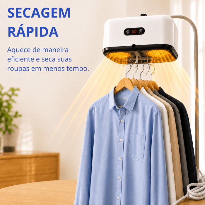 Secador de Roupas Portátil AirLux + [Brindes Exclusivos]