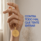 Corrente Medalha de São Bento- Banhado a Ouro ou Prata [Compre 1 & Leve 2]
