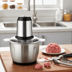 Triturador Elétrico ChefPro 2L Bivolt + Tábua de Madeira Grátis