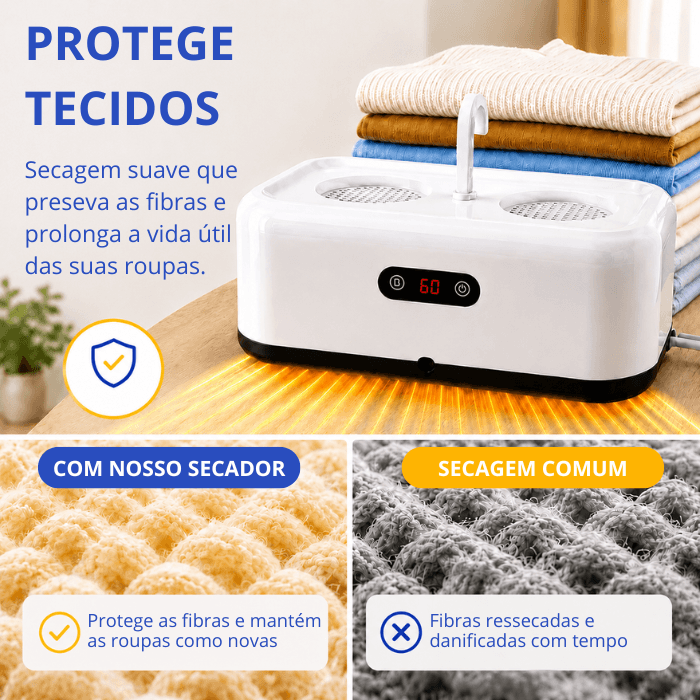 Secador de Roupas Portátil AirLux + [Brindes Exclusivos]